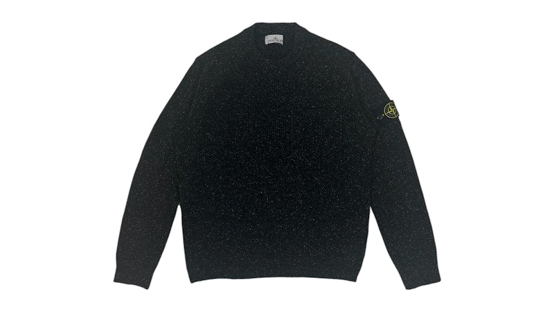 Stone Island Maglia Wool Crewneck Black