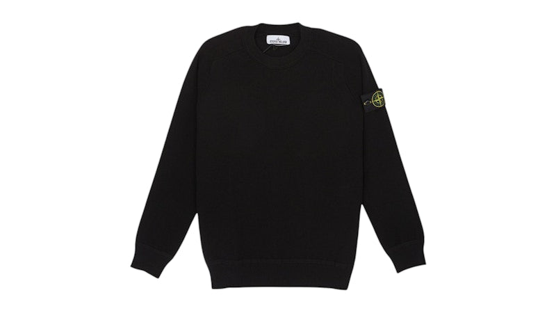 Stone Island Micro Stitch Loose Fit Crewneck Black