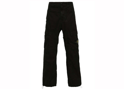 Stone Island Mid-Waisted Cargo Pants Black