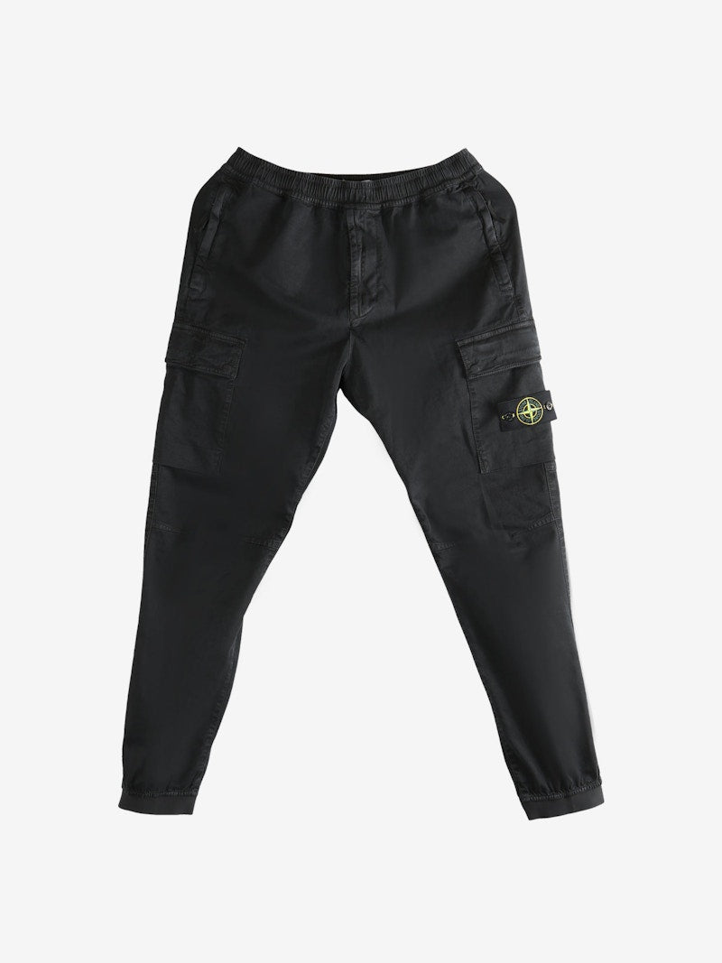 Stone Island Modern Street Cargo Trousers Black