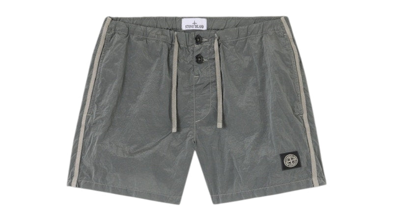 Stone Island Nylon Metal Econyl B100003 Shorts Cement