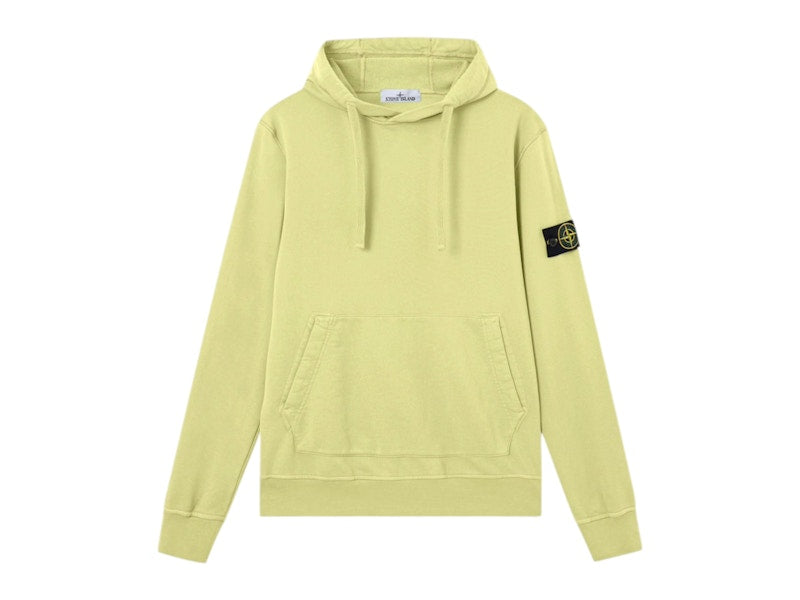Stone Island Organic Cotton 6100062 Fleece Hoodie Fern