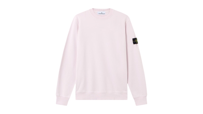 Stone Island Organic Cotton Fleece 6100060 Sweatshirt Pink