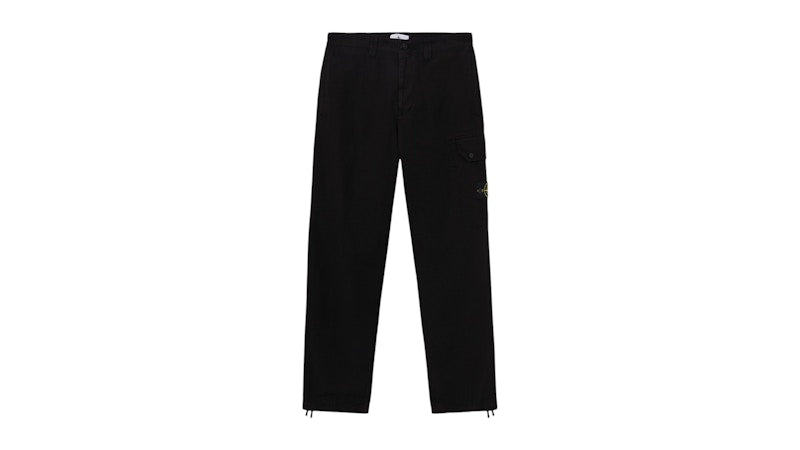 Stone Island Organic Cotton Ripstop 3100011 Pants Black