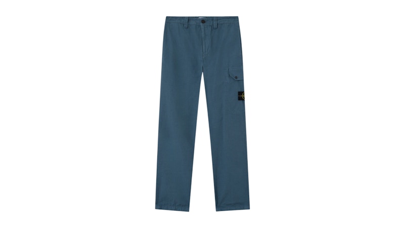 Stone Island Organic Cotton Ripstop 3100011 Pants Dark Teal Green
