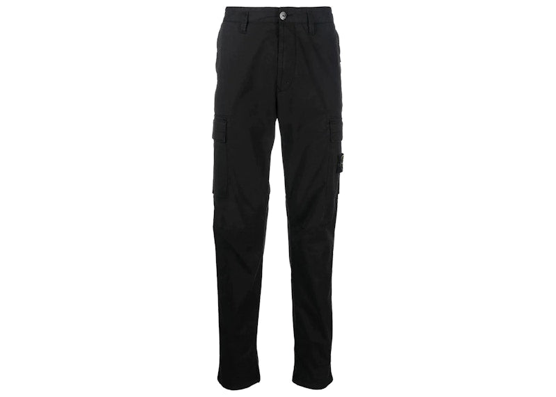 Stone Island Pantalone Regular Tapered Pants Black