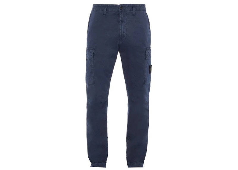 Stone Island Pantalone Regular Tapered Pants Navy Blue