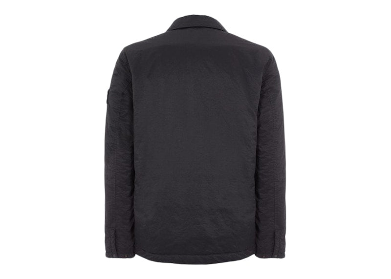 Stone Island Q0321 Opaque Nylon Twill With Primaloft-TC Jacket Black