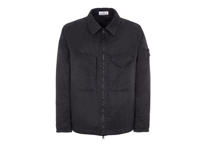 Stone Island Q0321 Opaque Nylon Twill With Primaloft-TC Jacket Black