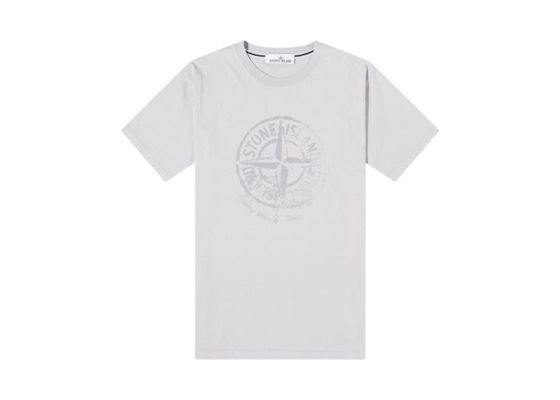 Stone Island Reflective One Badge Print T-shirt Dust
