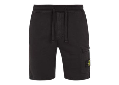 Stone Island Regular Fit Cargo Bermuda Shorts Black