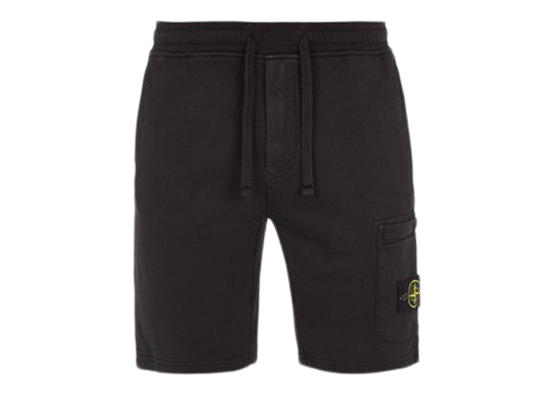 Stone Island Regular Fit Cargo Bermuda Shorts Black