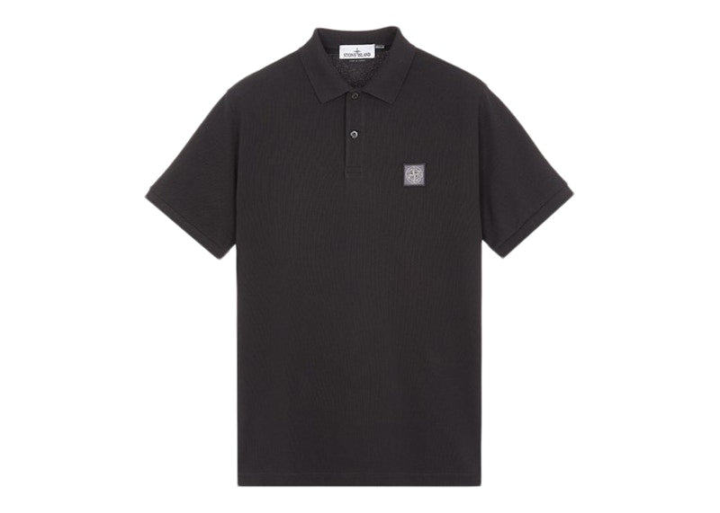Stone Island Short Sleeve Polo Black