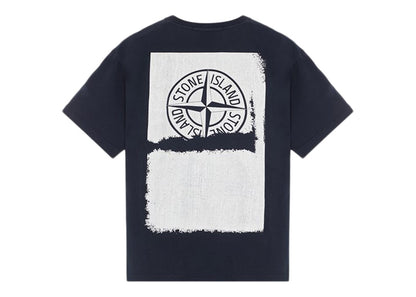 Stone Island Short Sleeve 'Scratched Paint One' T-Shirt Dark Blue