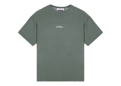 Stone Island Short Sleeve 'Scratched Paint One' T-Shirt Musk Green