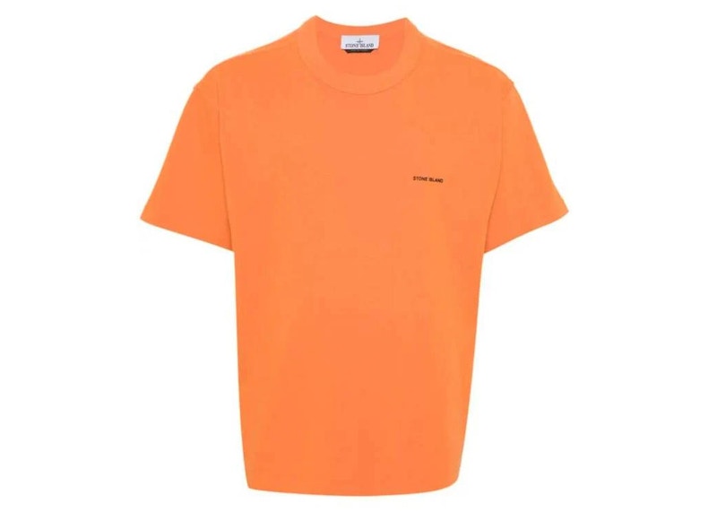 Stone Island Short Sleeve T-Shirt Orange