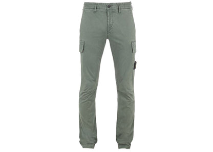 Stone Island Skinny Fit Cargo Pants Musk Green