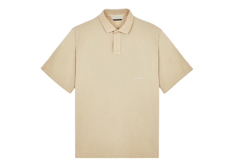 Stone Island Stone Island Ghost Piece Polo Beige
