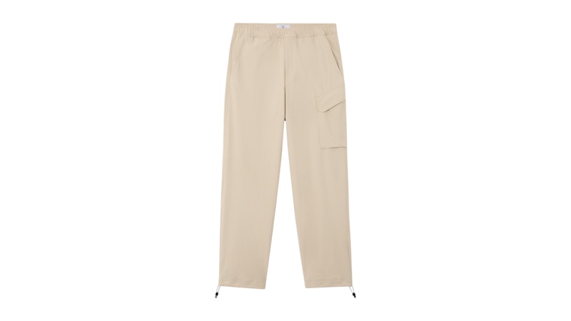 Stone Island Textured Stretch Nylon Stellina 3100029 Sweatpant Beige