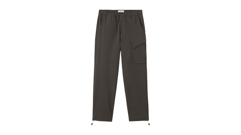 Stone Island Textured Stretch Nylon Stellina 3100029 Sweatpant Lead Grey