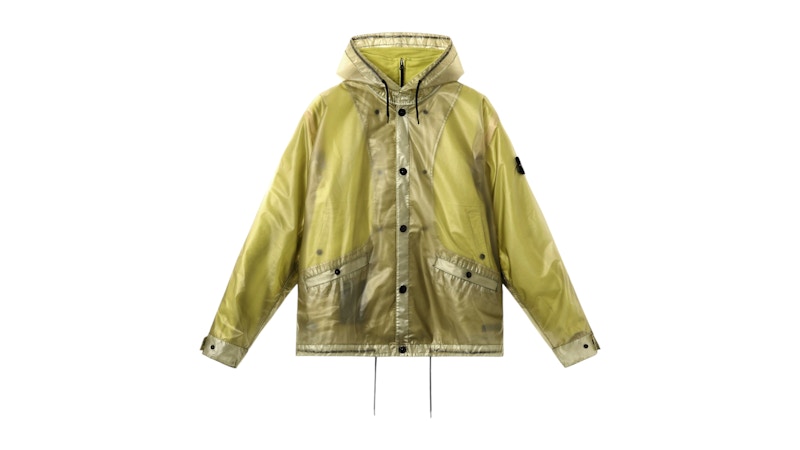 Stone Island Translucent Cover + Cotton Moleskin 4100085 Jacket Fern