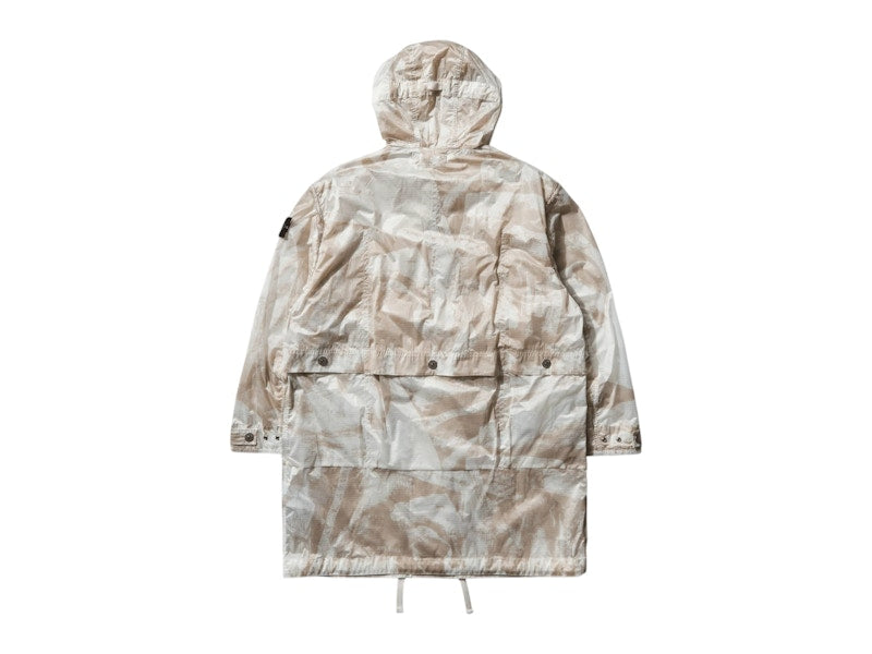 Stone Island UV Reactive Nylon Parka Camouflage Desert