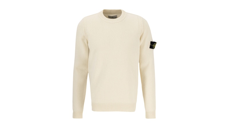 Stone Island Wool Crewneck Beige