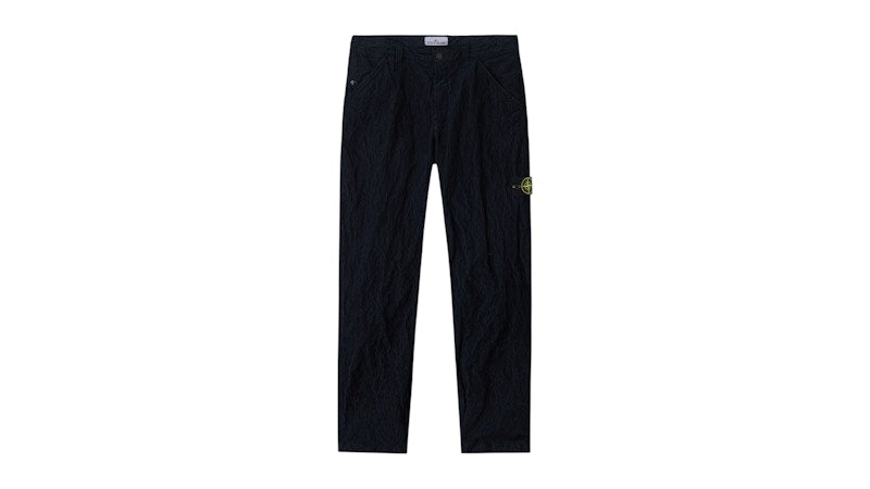 Stone Island Wrinkled Corduroy 500-TC 3100026 Pants Navy Blue