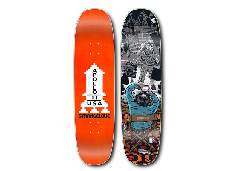 StrangeLove Apollo 8.625 (Shaped) Skateboard Deck Black