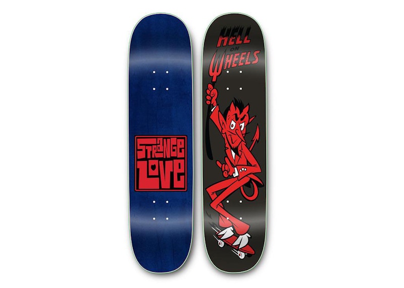 StrangeLove Hell On Wheels 8.125 Skateboard Deck Black
