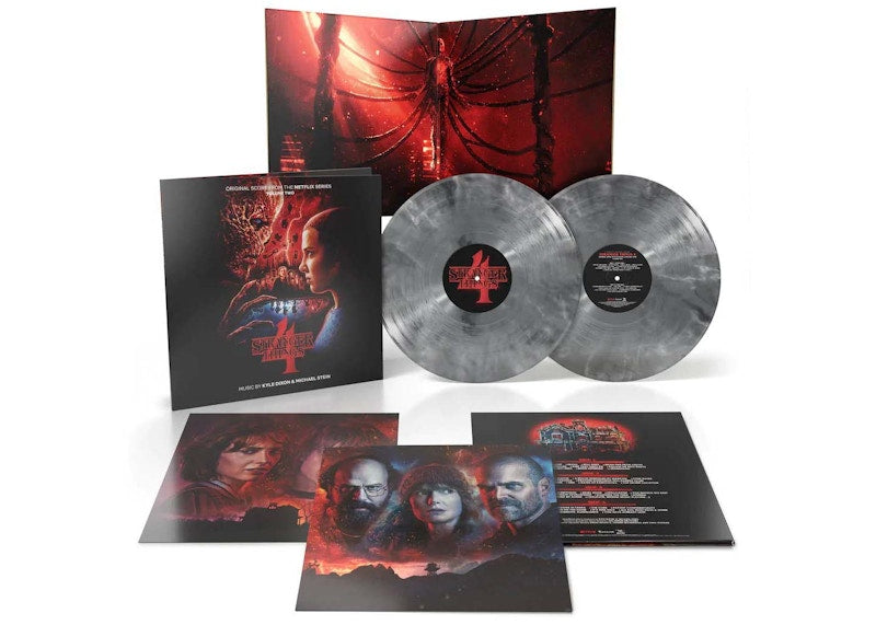 Stranger Things Season 4 Original Score Volume 1 Invada Records Exclusive 2XLP Vinyl Smoke Effect Marble