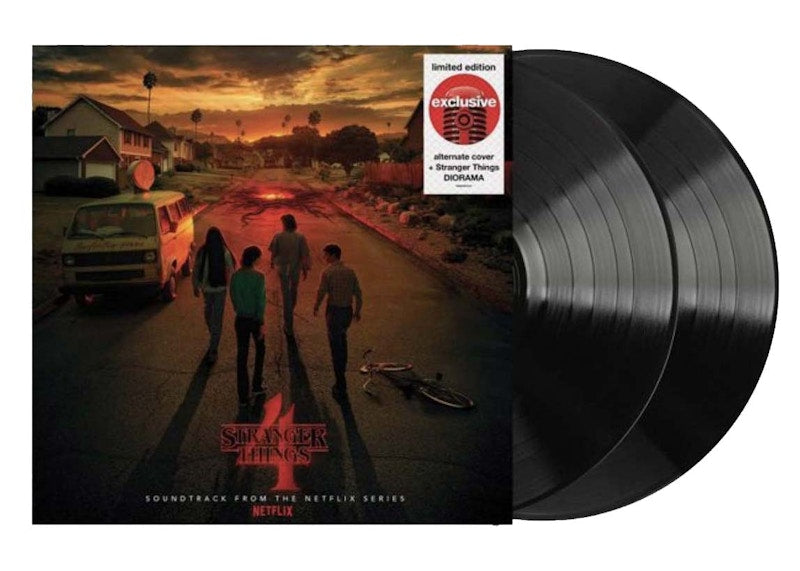 Stranger Things Season 4 Soundtrack Target Exclusive 2XLP Vinyl Black