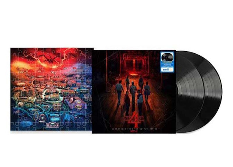 Stranger Things Season 4 Soundtrack Walmart Exclusive 2XLP Vinyl Black