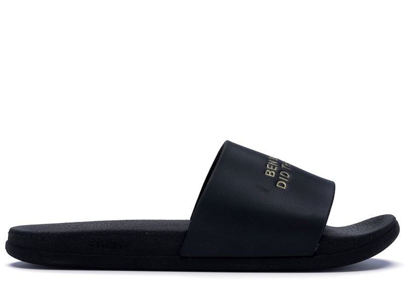 Straye "Ben Baller Did The Chain" Slide Black/Gold