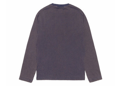 Stussy 2 Tone Cotton Mesh Crew Navy