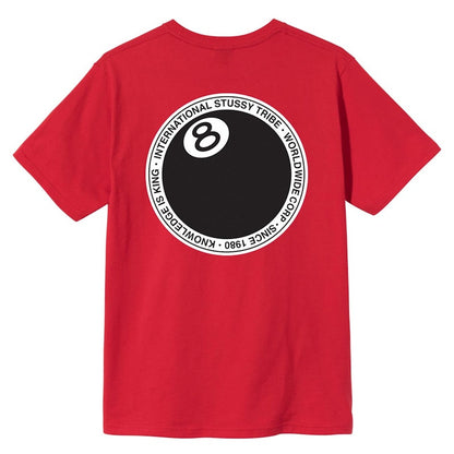 Stussy 8 Ball Dot T-shirt Red
