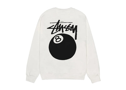 Stussy 8 Ball Pigment Dyed Crew Natural