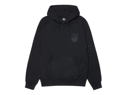 Stussy 8 Ball Pigment Dyed Hoodie Black