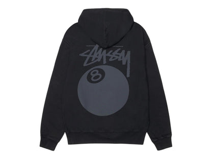 Stussy 8 Ball Pigment Dyed Hoodie Black