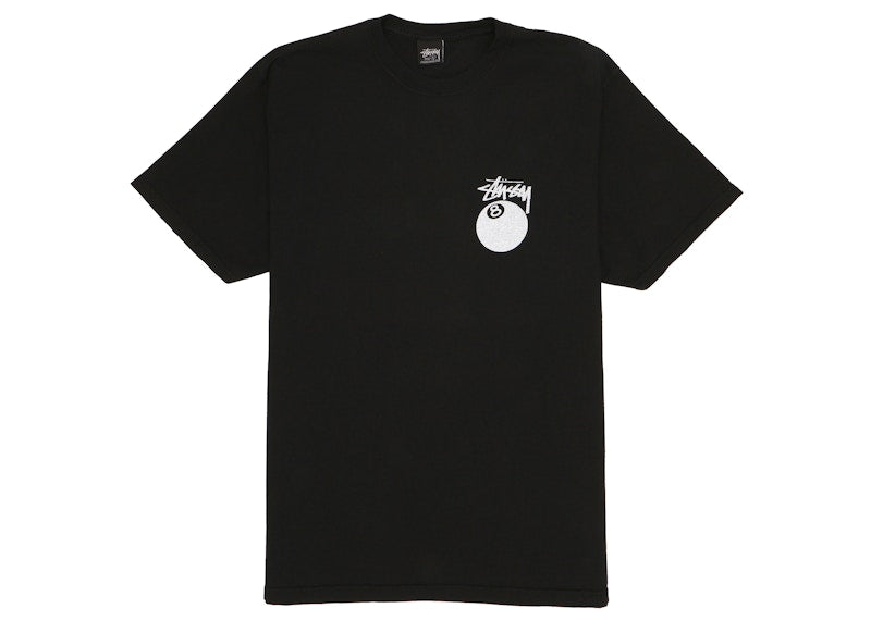Stussy 8 Ball Pigment Dyed Tee Black