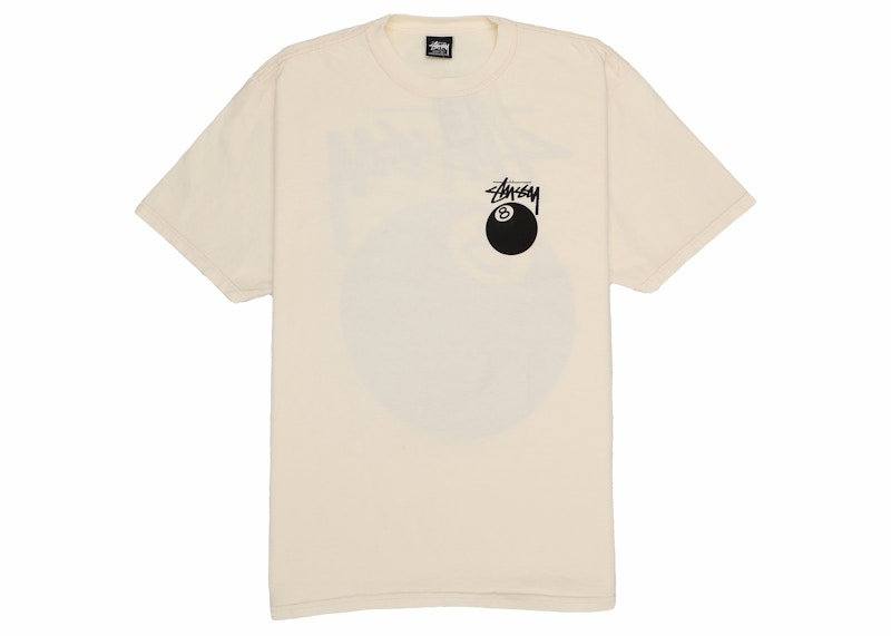 Stussy 8 Ball Pigment Dyed Tee Natural
