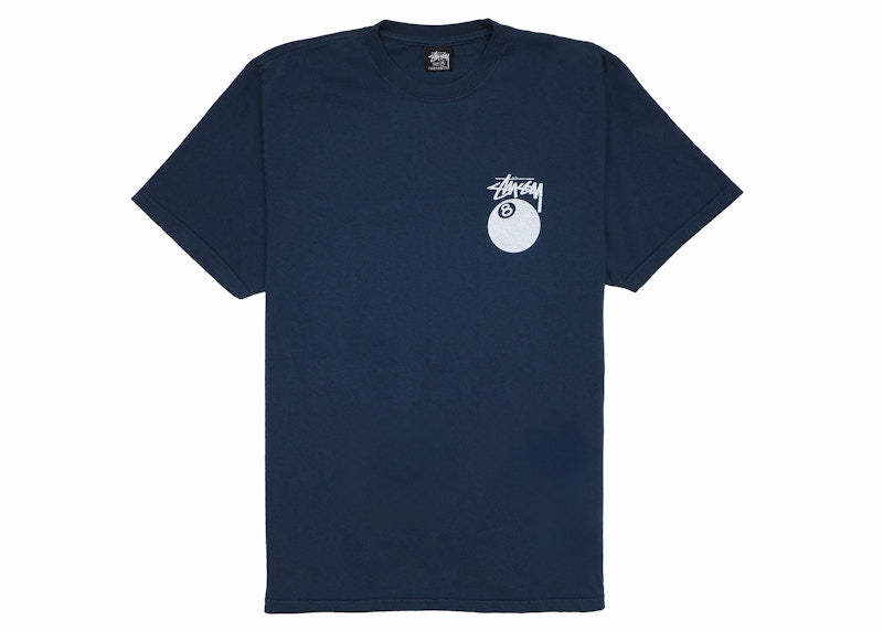 Stussy 8 Ball Pigment Dyed Tee Navy
