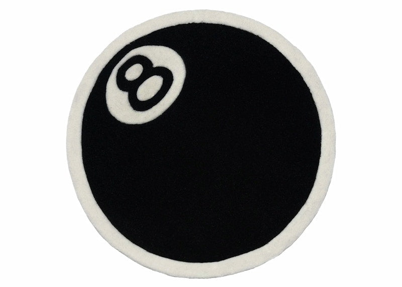 Stussy 8-Ball Rug Black/White