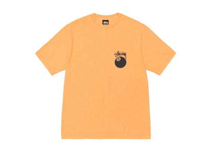 Stussy 8 Ball Tee Pigment Dyed T-shirt Orange