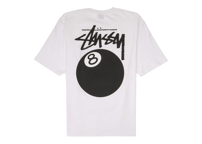 Stussy 8 Ball Tee White