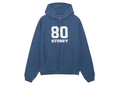 Stussy 80 Relaxed Hoodie Blue