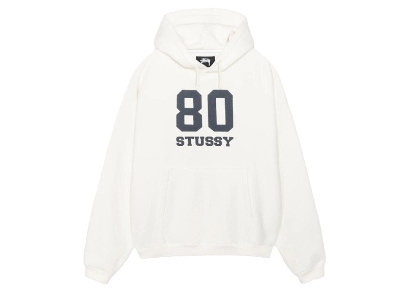 Stussy 80 Relaxed Hoodie Off White