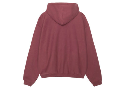 Stussy 80 Relaxed Hoodie Oxblood