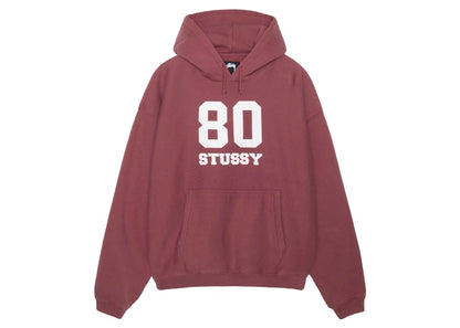 Stussy 80 Relaxed Hoodie Oxblood