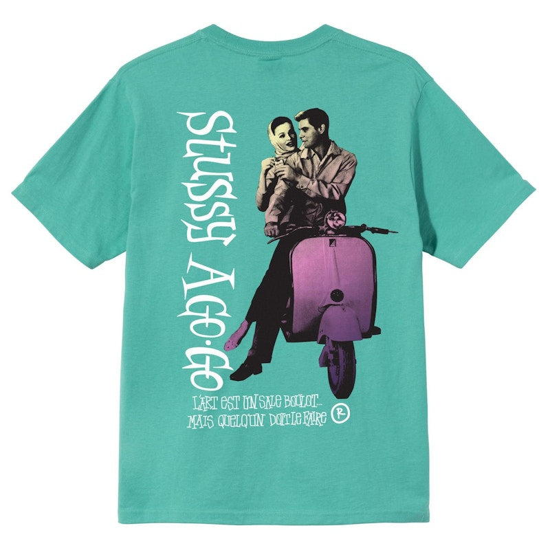 Stussy A Go Go T-shirt Green